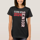 Class of 2024 Senior 24 High School Graduation Par Tシャツ (正面)