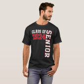 Class of 2024 Senior 24 High School Graduation Par Tシャツ (正面フル)