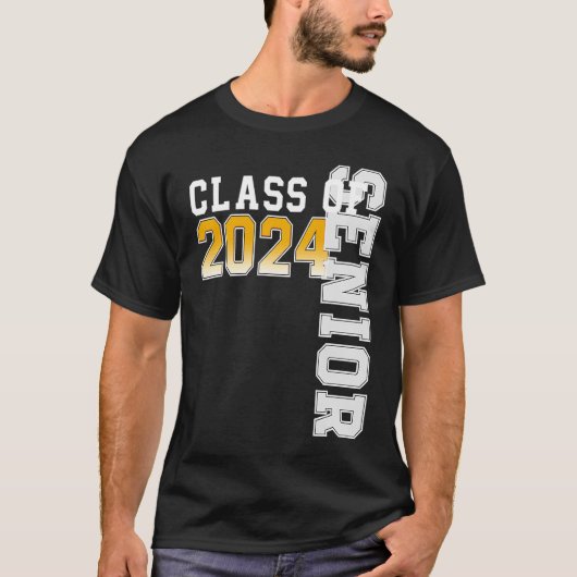 Class of 2024 Senior 24 High School Graduation Tシャツ (正面)