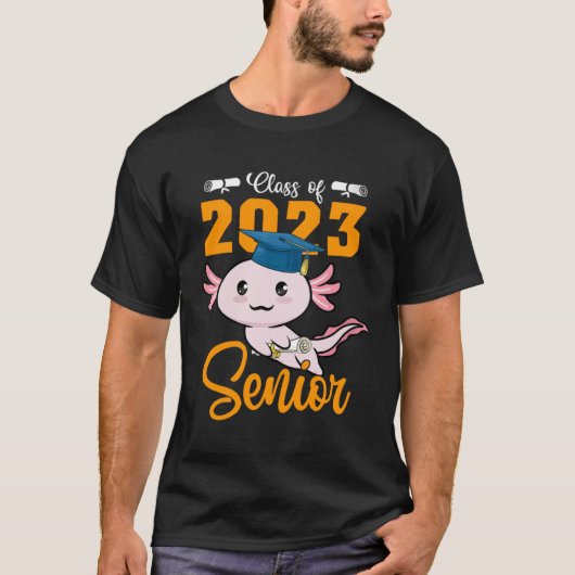 Class of 2024 Senior Axolotl Graduation First Day  Tシャツ (正面)