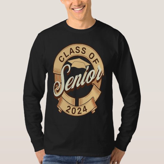 Class of 2024 Senior Graduation Senior Class of 20 Tシャツ (正面)