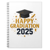 Class of 2025 Celebration Tee – Wear Your Pride! ノートブック (正面)
