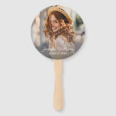 class of 2025, graduation modern thank you photo ハンドファン (裏面)