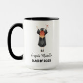 Class of 2025 Graduation Personalized マグカップ (左)