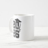 Class of 2025 Graduation Personalized Photo コーヒーマグカップ (正面左)