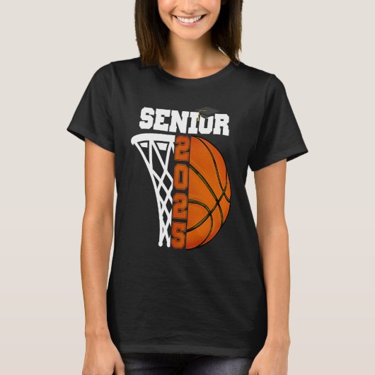 Class of 2025 Senior 25 Basketball High School Gra Tシャツ (正面)