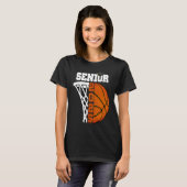 Class of 2025 Senior 25 Basketball High School Gra Tシャツ (正面フル)