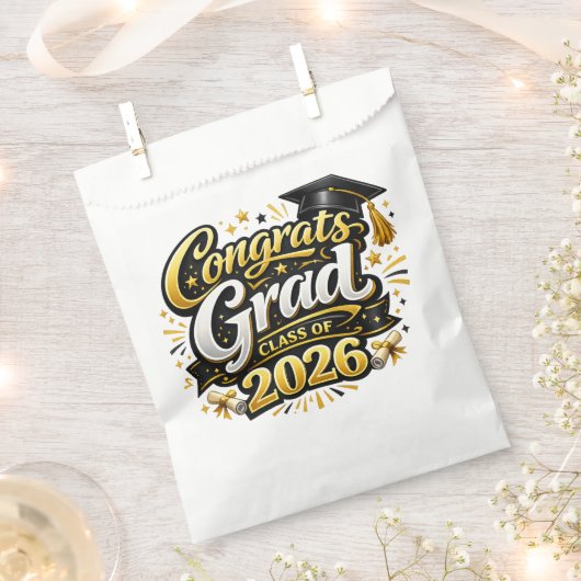 Class of 2026 フェイバーバッグ (クリップ留めされた状態)