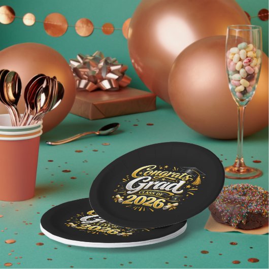 Class of 2026 ペーパープレート (複数)