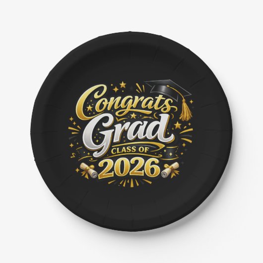 Class of 2026 ペーパープレート (正面)