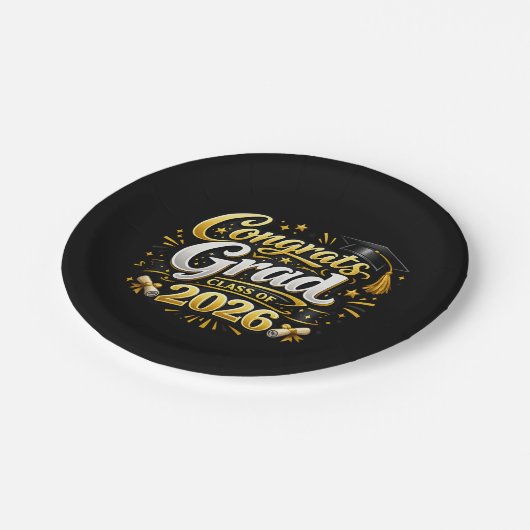 Class of 2026 ペーパープレート (アングル)