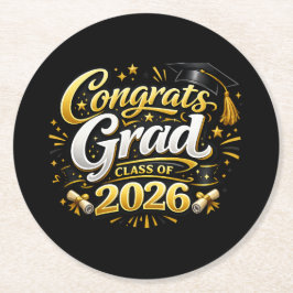 Class of 2026 ラウンドペーパーコースター