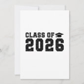Class of 2026 招待状 (正面)
