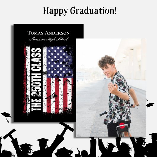 Class of 2026 250th Anniversary Graduate Photo 招待状