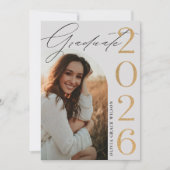 Class of 2026 Arch Photo Graduation Party 招待状 (正面)