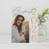 Class of 2026 Arch Photo Graduation Party 招待状 (スタンド正面)