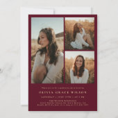 Class of 2026 Arch Photo Graduation Party 招待状 (裏面)