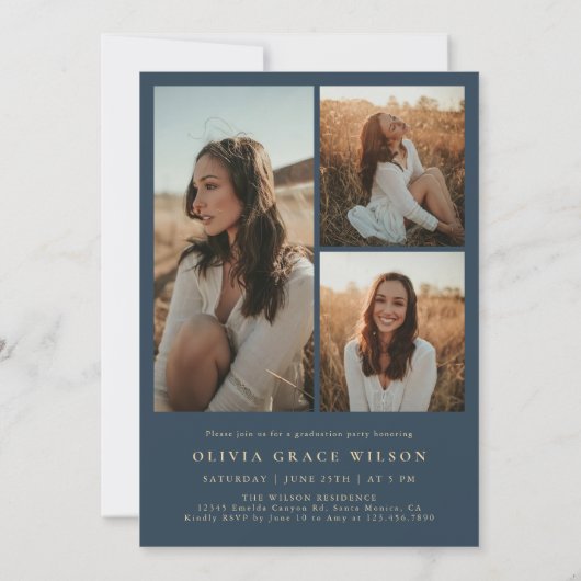 Class of 2026 Arch Photo Graduation Party 招待状 (裏面)