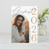 Class of 2026 Arch Photo Graduation Party 招待状 (スタンド正面)