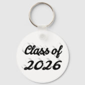 Class of 2026 black script graduation  キーホルダー (裏面)