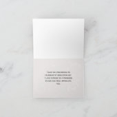 Class of 2026 Black Tassel Photo Graduation サンキューカード (内部)