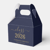 Class of 2026 Blue Gold Script Graduation   フェイバーボックス (裏面サイド)