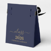 Class of 2026 Blue Gold Script Graduation   フェイバーボックス (裏面サイド)