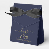 Class of 2026 Blue Gold Script Graduation   フェイバーボックス (正面サイド)