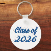 Class of 2026 blue script  graduation  キーホルダー (正面)