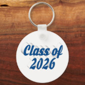 Class of 2026 blue text graduation キーホルダー (正面)