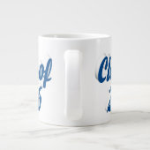 Class of 2026 blue text graduation ジャンボコーヒーマグカップ (裏面)