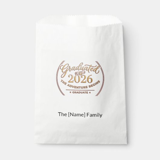 Class of 2026 / Bolsas Recuerdo Adventure フェイバーバッグ (正面)