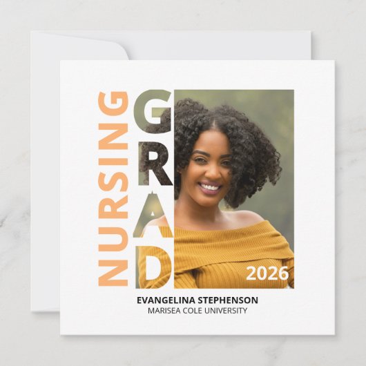 Class of 2026 BSN Nursing Graduate Announcement (正面)