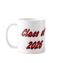 Class of 2026 burgundy typography graduation