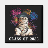 Class Of 2026 Cat Lover マグネット (正面)