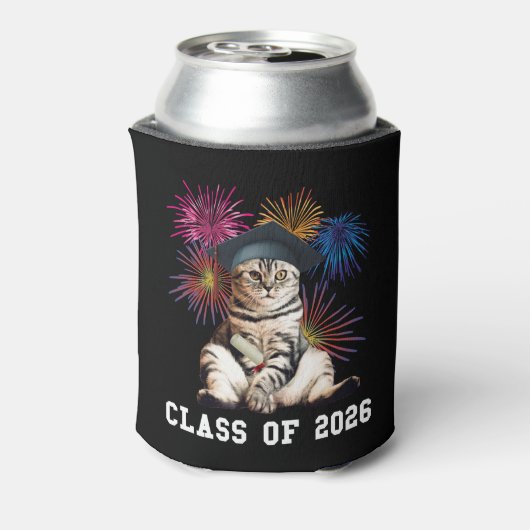 Class Of 2026 Cat Lover 缶クーラー (缶裏面)
