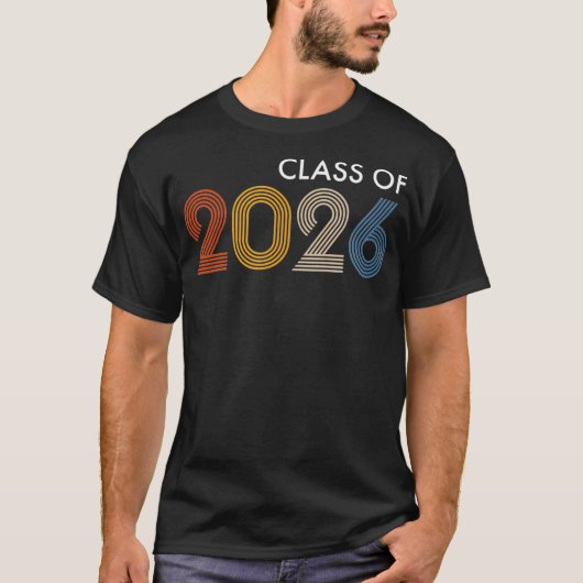 Class of 2026 College University High School Futur Tシャツ (正面)