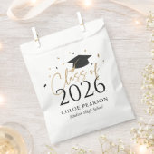 Class of 2026 Confetti Graduation  フェイバーバッグ (クリップ留めされた状態)