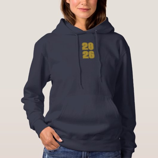 Class of 2026 Cusom Hoodie パーカ (正面)