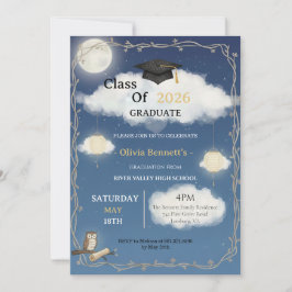 Class of 2026 Die Cut Graduation 招待状