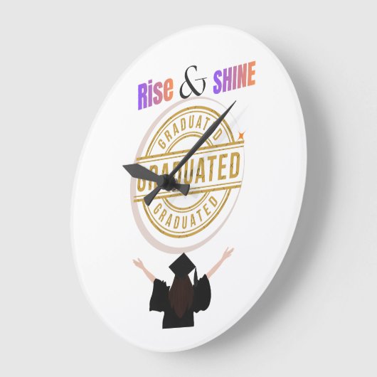 Class of 2026 Elite 🎓 ラージ壁時計 (傾斜)