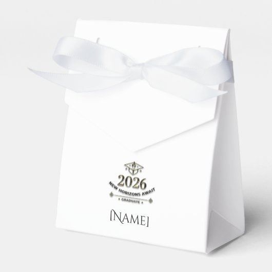 Class of 2026 Favor Box / Caja Graduación フェイバーボックス (正面サイド)