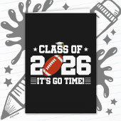 Class of 2026 Football Graduation It’s Go Time カード