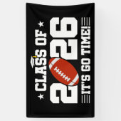 Class of 2026 Football Graduation It’s Go Time 横断幕 (縦)
