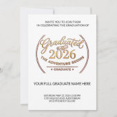 Class of 2026 Gold Invitation | Invitación Oro 招待状 (正面)