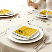 Class of 2026 Golden Photo スタンダードカクテルナプキン