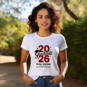 Class of 2026 Grad Cap | Graduate Maroon Tシャツ