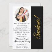 Class of 2026 Graduate Announcement 招待状 (裏面)