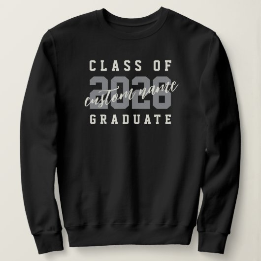 Class of 2026 Graduate Custom Name, Grad Gift スウェットシャツ (デザイン正面)