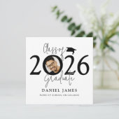 Class Of 2026 Graduate | Photo Graduation 案内状 (スタンド正面)